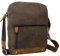 ROYALZ 'Idaho' Moderne Kleine Umhängetasche Herren Leder Männer Handtasche Vintage 10 Zoll Tablet leichte Ledertasche viele Fächer schmal Mini Messenger Bag, Farbe:Montana Braun