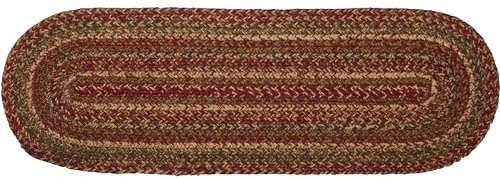 Cider Mill Collection Teppich, Treppenstufen, 100% Jutefaser, Bodenabdeckung, Küche, oval, rechteckig, geflochten, gestreift, Bauernhaus-Stil, Dekoration, Verschiedene Größen und Stile