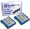2X Trade-Shop Premium NI-MH Akku 4,8V 600mAh für DeTeWe Outdoor PMR 8000, Simvalley WT-100, Switel WT237, Oricom ersetzt MT700D03XXC LH060-3A44C4BT Simvalley PX-1755, PX-1761, PX-1754-919, PX-175-675