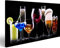 islandburner Bild Bilder auf Leinwand Verschiedene alkoholische Getränke - Bier, Wein, Cocktail, Saft, Champagner, Scotch, Soda Wandbild, Poster, Leinwandbild NNS