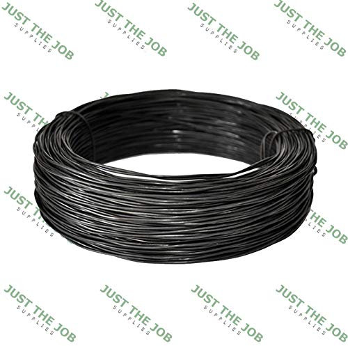 Black Soft Annealed Reinforcing Tying Tie Wire, 16 Gauge ~ 8KG Rolls 1.6mm, Bind, Rebar (8kg)