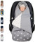 ULLENBOOM Einschlagdecke Babyschale, 100% OEKO-TEX Materialien, Graue Sterne (Made in EU) - Babydecke für Kindersitz oder Kinderwagen, kuschelige Decke für Babys, Ideal für Herbst und Winter