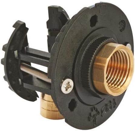 SOMATHERM FOR YOU, Kit de fixation robinet machine à laver - Raccord à sertir F15/21 pour tube PER Ø12 - Installation rapide sur plaque de plâtre 9,5 à 25mm - Étanchéité garantie