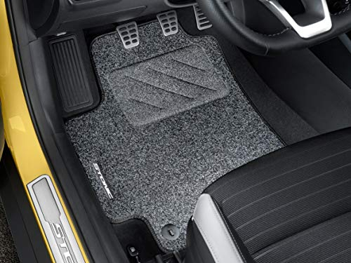Kia Stonic Fußmatten-Set 4-teilig Original Logo weiß H8141ADE51