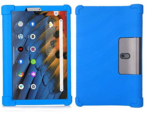 QYiD Funda para Lenovo Yoga Tab 3 8, Funda de Silicona Suave a Prueba de Golpes Protectora Cubrir Cover para Lenovo Yoga Tab 3 8 YT3-850F YT3-850M YT3-850L 8 Pulgadas Tablet, Azul