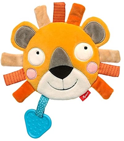 SIGIKID 42616 Aktiv-Spiegel Löwe PlayQ Mädchen und Jungen Babyspielzeug empfohlen ab 3 Monaten gelb/mehrfarbig