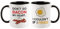 KAAYEE Funny Couple Gifts for Him and Her - Christmas, Valentine's, Wedding Anniversary Mugs, New Home Presents 12oz (A)