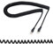 RIIEYOCA Câble spiralé Ethernet Cat5e Câble rétractable RJ45 Réseau LAN Câble spiralé pour ordinateurs portables, ordinateurs de bureau, routeurs, décodeurs -Étirable jusqu'à 2,5M