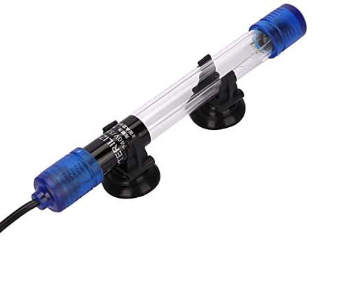 Elprico Aquarium UV-Sterilisatorlicht, Wasserdichtes UV-Sterilisatorlicht für Aquarienwasser, Saubere Lampe, Bakterien-Tötung für Aquarium(UV-9-9w)