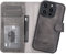 Solo Pelle Lederhülle kompatibel für iPhone 14 Pro in 6.1 Zoll abnehmbare Hülle (2in1) inkl. Kartenfächer für das original Apple iPhone 14 Pro (Steingrau)
