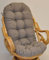 Rattani Polster für Schaukelstuhl, Ersatzpolster Schaukelstuhl/Drehsessel L 135 cm, Colore Grigio (dunkel grau)
