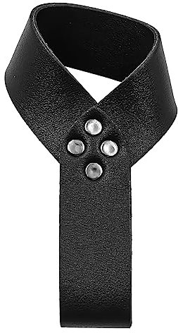 CENPEK Viking Sword Belt Leather Belt Hanging Ring-Shaped Sword Holster for Medieval Viking Fancy Dress Costume Party Halloween