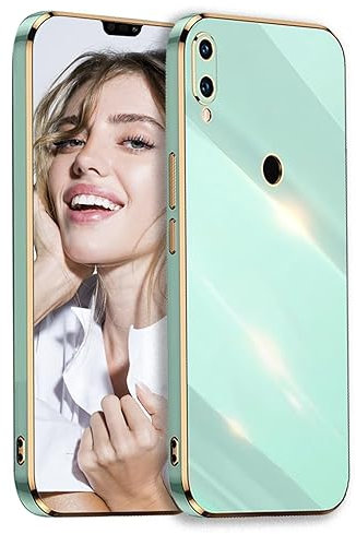 POUHYE Cover per Huawei P20 Lite Custodia Originale, Sottile Morbido Silicone Cover con Protezione Fotocamera, TPU Antiurto Protezione Case per Huawei P20 Lite Verde