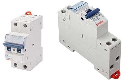 Gewiss - Interruttore Magnetotermico - Mt45-1P+N Curva C 16A - 2 Moduli + Gewiss GW90027 Interruttore Magnetotermico 16A, 1P+N, 4,5KA, Automatico, Multicolore
