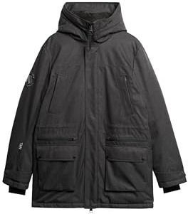Superdry Herren Wattierter City Tweed Parka