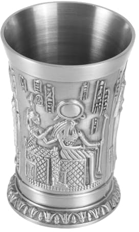 Zerodeko 1pc Wine Glass Vase Glass Cups Drinking Glasses Whiskey Glasses Tiki Cocktail Martini Tumbler Wine Cup Old Multipurpose Retro Cup Metal Cup Cocktail Cup Shot Glass Whisky