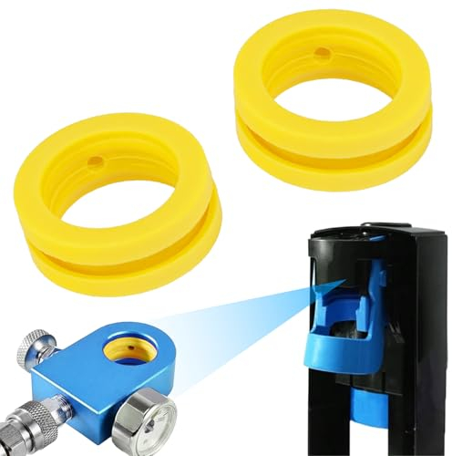 2Pcs Soda Stream Dichtung Ersatzteile Dichtungsring Kompatibel mit Wassersprudler Soda stream Ersatzteile Dichtungen Schnellanschluss Für Duo Crystal 3.0 Gaia Art Terra,C02 Refil Transferadapter