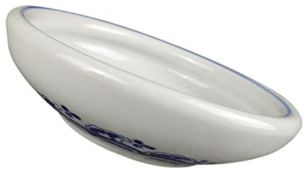 SEWACC Water Butterfly Pen Wash Watercolor Palette Color Mixing Tray Ink Brush Washing Tray Chinese Calligraphy Dish Porcelain Palette Sumi Painting Dish Small Dipping Dish Ceramics