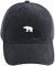 Baseballkappe für Damen und Herren, Eisbär-Stickerei, unstrukturiert, Weich, Vintage 100% Baumwolle Doppellagiges Stoff-Design verstellbar (DE/NL/SE/PL, Alphanumerisch, M, 4XL, Black)