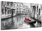 DRO Design - Wandbild 50x70 cm Gondel – Modernes Bild auf HDF Platte – Poster Alternative – Dekoration für Wohnzimmer, Büro, Flur oder Schlafzimmer – Aufhängefertig mit Haken