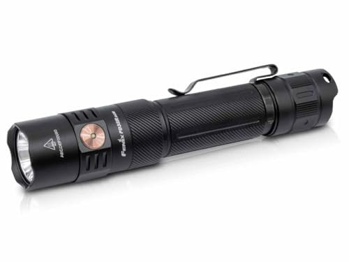 Fenix PD35R ACE - Linterna recargable para exteriores y seguridad, 2000 lúmenes, 380 m, 720 horas máximo, perfiles de modo seleccionables, cubierta de puerto de carga giratoria, batería de gran