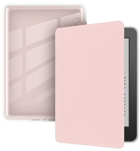 Acryl-Hülle für Kindle Oasis 9/10th Generation 17.8 cm (2017/2019 Release) - Pink | Ultra Thin Cover mit Auto Wake/Sleep, Kratzschutz