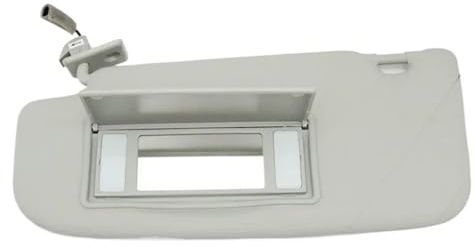 Auto-Sonnenblendenbaugruppe Für Nissan Für Qashqai Für Dualis J10 2008-2015 Innensonnenblende Sonnenblende Mit Lampen-Sonnenschutzplatte Schminkspiegel Sonnenblende Ersatz(Left with Lamp)