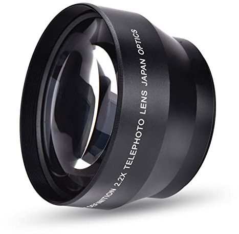 ZJchao Camera Teleconverter Lens, 67mm 2.2X Teleconverter Lens DSLR Cameras Accessory Teleconvertor DSLR Accessory