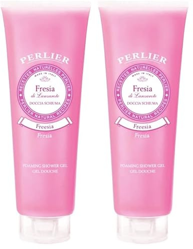 Perlier, Ricette Naturali, Doccia Schiuma Fresia, 250 Ml (Confezione da 2)