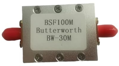 Ranuw Filtro anti-interferenza 88-108 MHz Broadcast Band Stop Filter passivo Notch frequenza 100 MHz per ricevitori a bassa smorzamento di inserimento