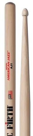 Vic Firth PVF AJ1 Baguette pour Batterie American Jazz Hickory
