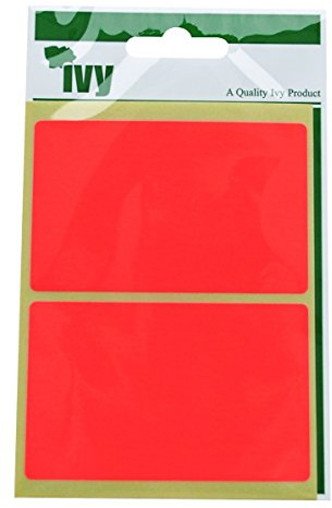 RED LABELS 50X 80MM 232530