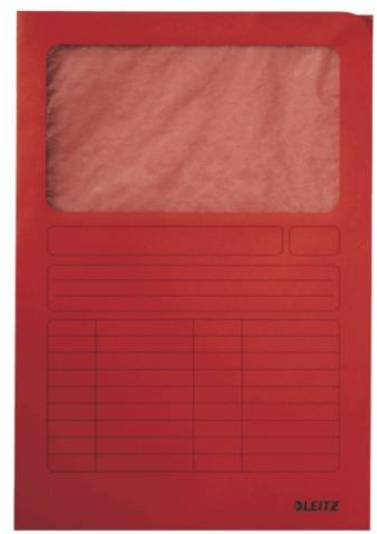 Sicht-Mappe A4 Rot 3950 100St Leitz