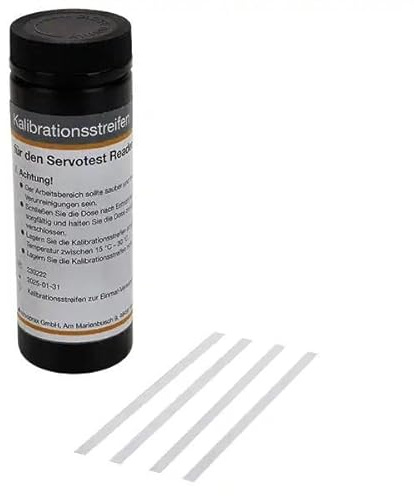 SERVOTEST Kalibrierungsstreifen für Servotest Reader, 25 Stück