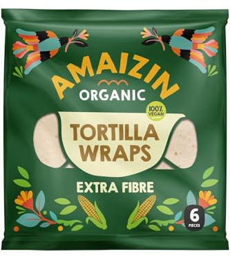 Amaizin Organic Extra Fibre Tortilla Wraps 240g