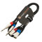 2 x Male XLR to 2 x 6.35mm 1/4 Mono Jack Twin Lead/Audio Signal Patch Cable 1.5m