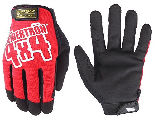 Seibertron Wear Touch Screen Sport Hunting Full Finger All-Weather Tactical Original Military Shooting Gloves Paintball Sniper Gloves for Army Tactical Gear Red S