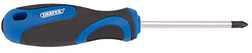 Draper 48926 PZ Type No.1 Tip Screwdriver with Soft Grip Handle, 75 mm Blade Length