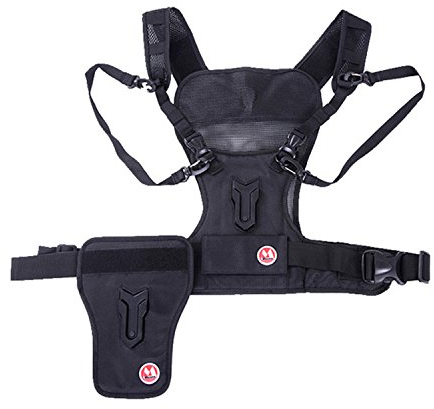 MICNOVA MQ-MSP01 Multi Camera Carrier Harness Holster System for DSLR Cameras