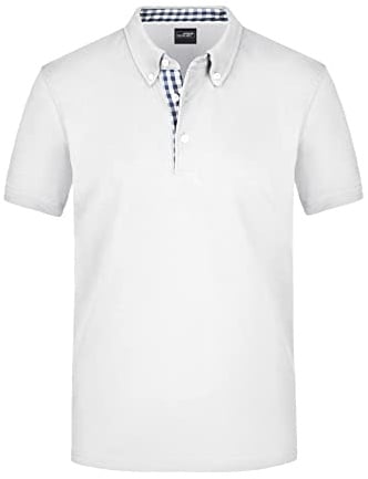 James & Nicholson Klassisches Herren Polohemd - Polohemd mit Button-Down-Kragen