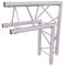 Alu System Trussing AST, Traverse 3 Punkt, Deko Truss, 2 Wege Eck 90°, Spitzen Außen