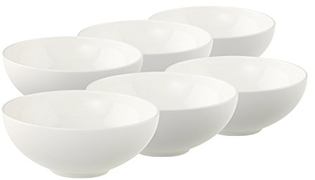 Villeroy & Boch 10-4412-3810 Royal Dessertschale, Porzellan, Weiß, 15.21 x 15.5 x 17.7 cm, 6 Einheiten