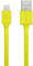 XtremeMac XCL-USB-93 Câble Lightning Plat pour iPod/iPhone/iPad Jaune