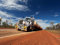wandmotiv24 Fototapete Truck im Outback Größe: 350 x 260 cm Wandbild, Motivtapete, Vliestapete KTk337