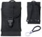 Hengwin Nylon Kleine Gürteltasche Handyhülle für iPhone 16, 16Pro, iPhone 15 14 13 12 11 Pro, Samsung S24 S23 Smartphone Karten Taillentasche