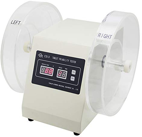 CGOLDENWALL CS-3 Benchtop Tablet Friability Tester Instrument Friability Tester Instrument Rotation Speed: 25 r/min, die Reichweite der Drehungen: 10-900 Kreise