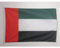 AZ FLAG - Drapeau Emirats Arabes Unis - 45x30 cm - Pavillon Nautique Émirati Spécial Bateau Et Extérieur En Maille Bloquée Avec Anneaux Plastiques Intégrés - 30g