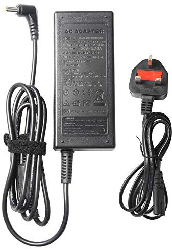 ARyee 5.5 x 2.5mm Laptop AC Power Charger Adapter for Fujitsu Siemens Esprimo Mobile V5535, Lifebook AH530 AH531 A1645 L1310G L7300 L7320 Li1705 M1451G - 20V 3.25A