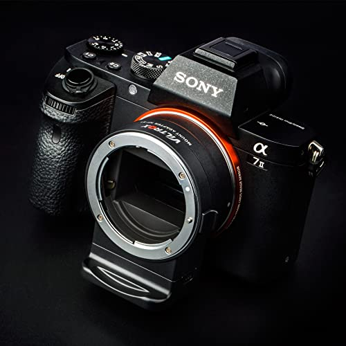 VILTROX NF-E1 Autofokus Adapter Objektivadapter Bajonettadapter Adapterring für Nikon F Mount Objektiv auf Sony E Mount Kamera A9 A7RIII A7RII A7III A7II A6500 A6300 A6400