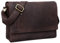 STILORD 'Davis' Messenger Bag Leder 13 Zoll Laptop Tasche Vintage Umhängetasche Schultertasche für Uni Büro Büchertasche Messengertasche Echtleder Damen und Herren, Farbe:muskat - braun